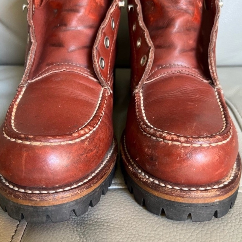 Vintage Chippewa 1975 Original Trekker Moc Toe Boots Men’s 7 D Vibram USA - Picture 11 of 15